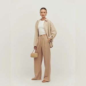 Reformation Mason Pant - Petite - Size 2 - Khaki